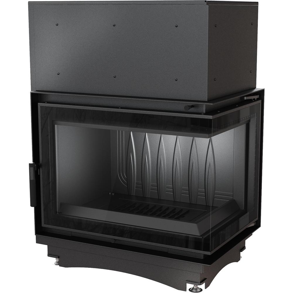 Cast iron fireplace KRATKI ZUZIA DECO right 15 kW Ø 200
