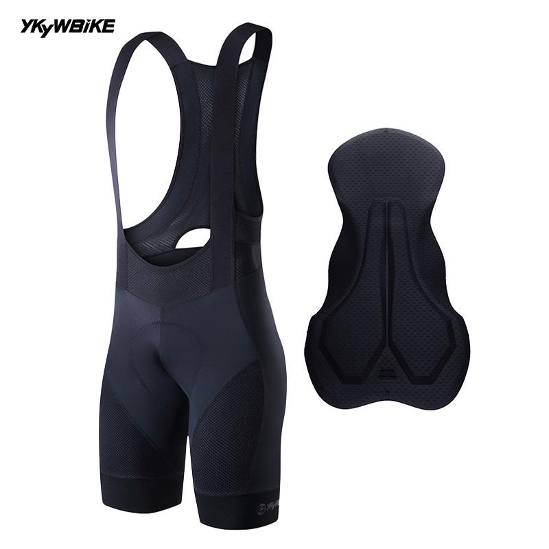 Men's Summer Breathable Quick-Dry Cycling Bib Shorts with Padded Protection
