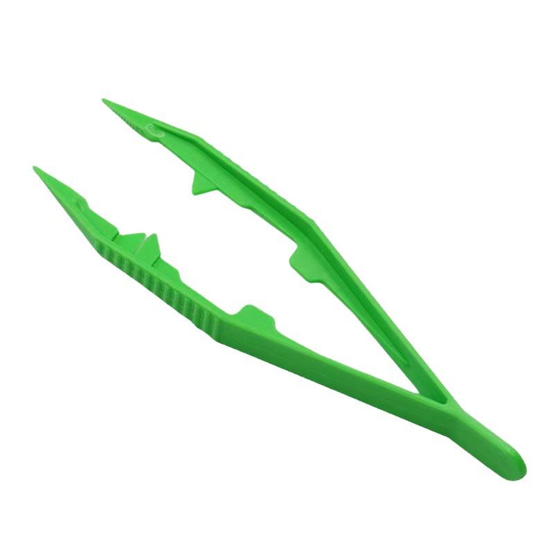 Perler Beads Tweezers for DIY Crafts - Child-Safe Plastic Tool and Clips
