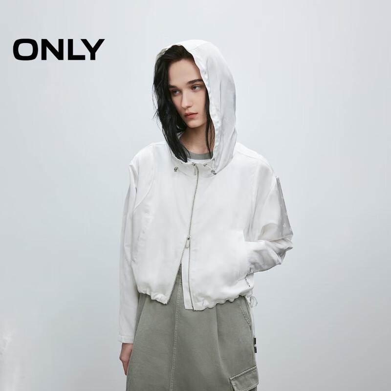 ONLY Women's 2025 Spring Hooded Short Coat
