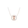 Dextera Rose Gold Tone Plated Metal Necklaces Womens