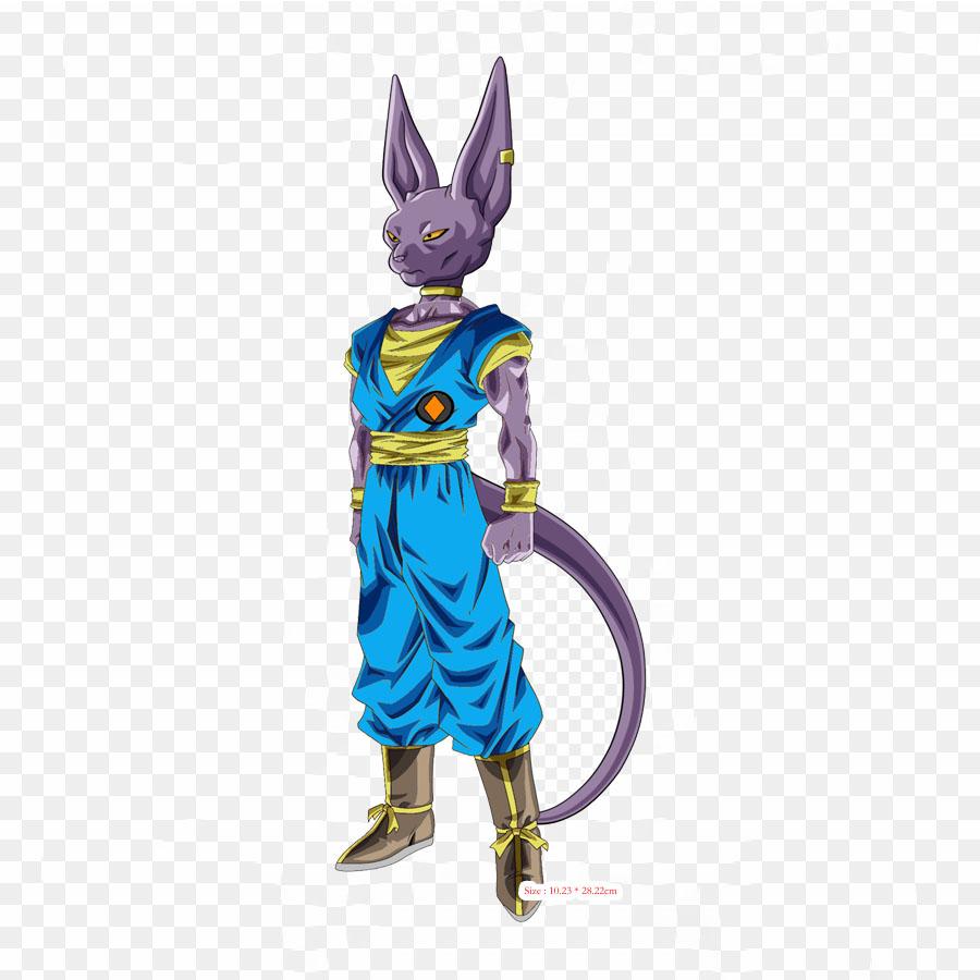 Patches For Clothes Bag Iron On Thermal Stickers Beerus Legends Beerus Goku Pattern Washable Heat Transfer