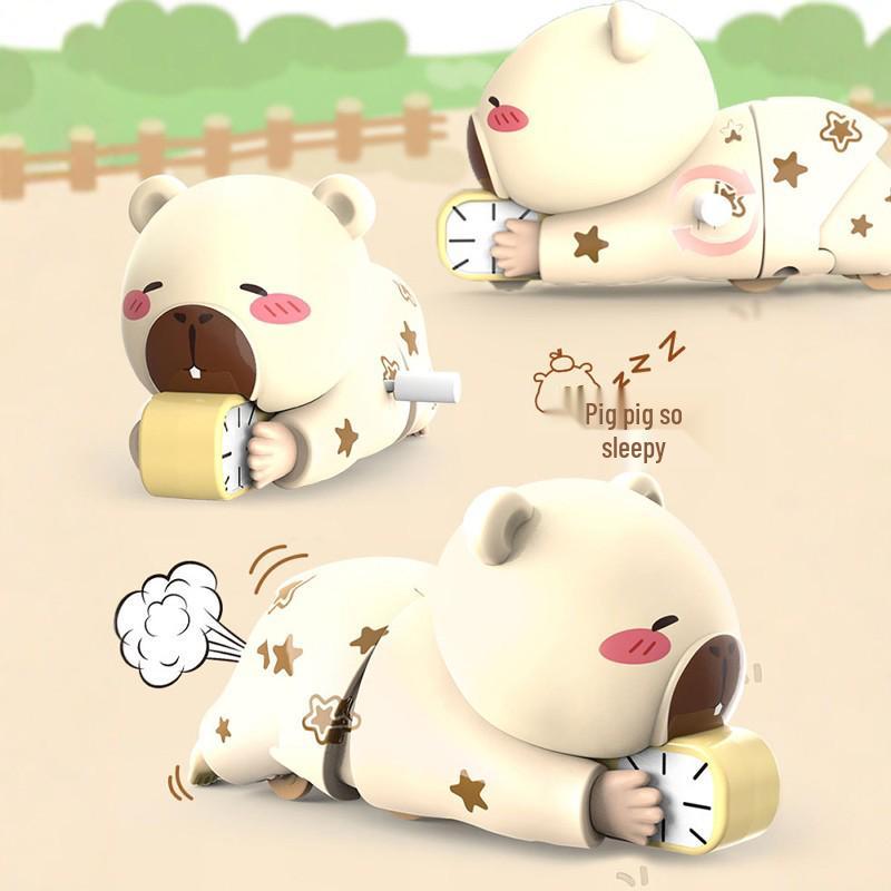 Wind-up Crawling Capybara Cartoon Toy – Cute, Adorable, and Stress-Relieving Puzzle Pet