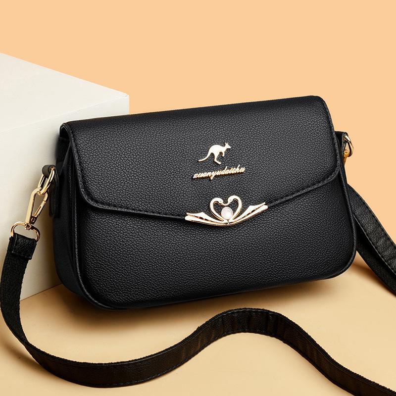 

Korean Style Trendy Crossbody Shoulder Bag for Middle-Aged Women зелений