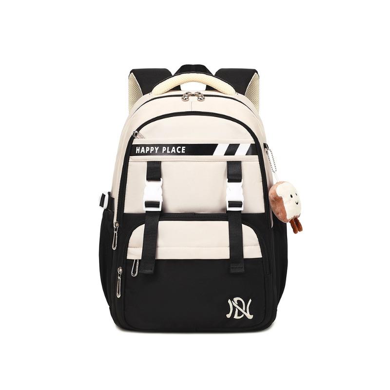 Large Capacity Schoolbag for High School Students Simple Style Girls Backpack for College High quality College Style Dirty