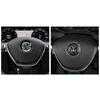 BSN1 Emblems Car Steering Wheel Emblem Sticker Interior Accessories For Volkswagen GTI Polo Golf Passat Scirocco Beetle Tiguan Magota