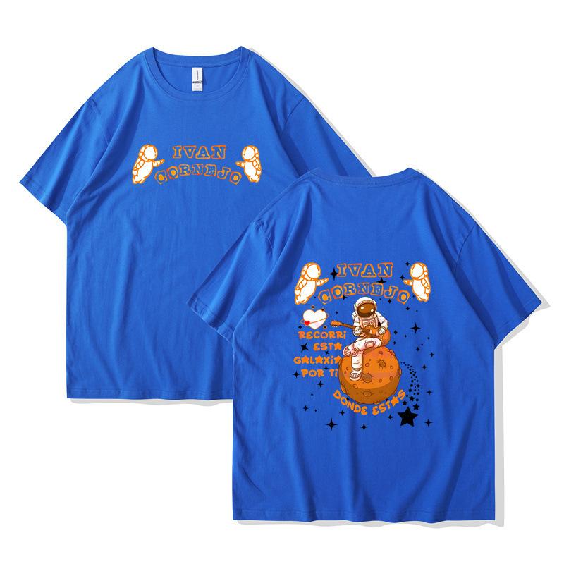 Grenzüberschreitender Außenhandel Kurzarm-T-Shirt-Druck Ivan Cornejo Sale Para Ser Feliz Herren und Damen Freizeit