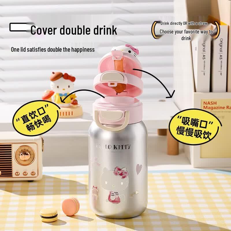 

BEDDYBEAR HelloKitty Scholar Dual-Drink Insulated Cup 520ml