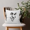 Creative Man Face Cushion Cover Inspired Decorative Pillow Sofa Home Decor Case Pillow Cases