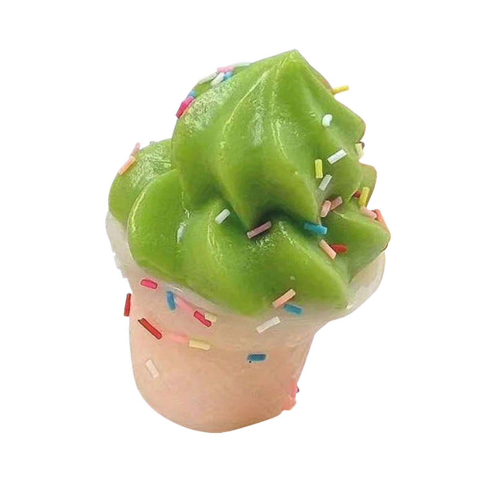 

Ice Cream Shape Toy - Cute And Fun Ice Cream Designs Provide A Pleasant Sensory Experience For Stress Relief. зелёный