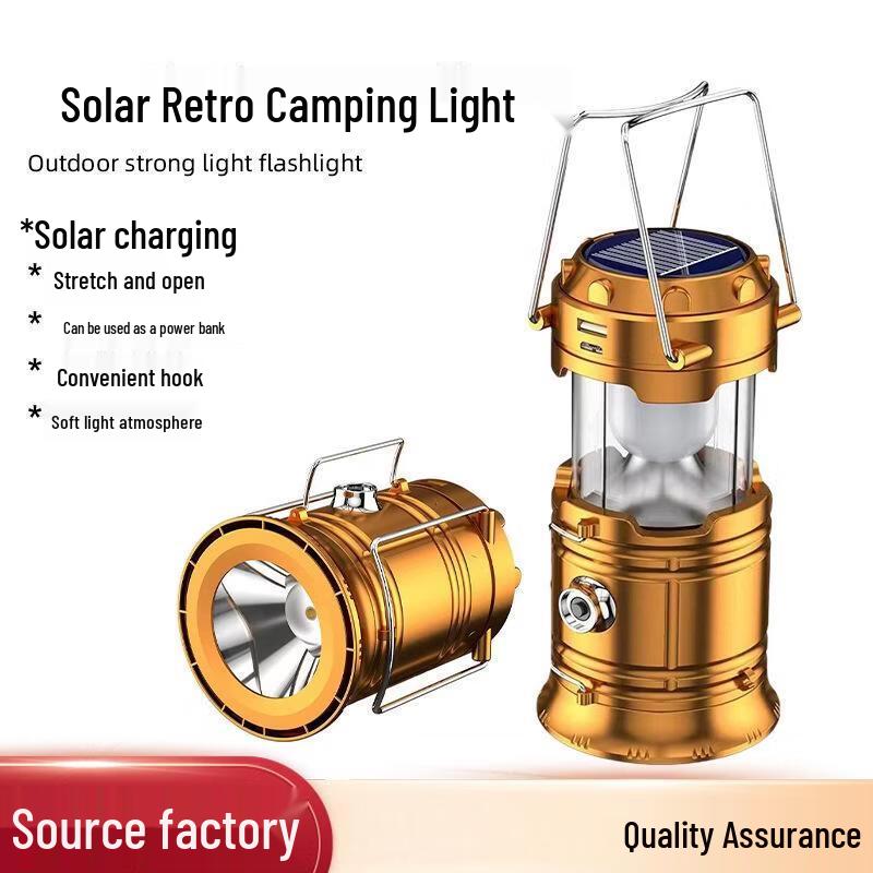 Luoyi Outdoor Solar LED Camping Lantern