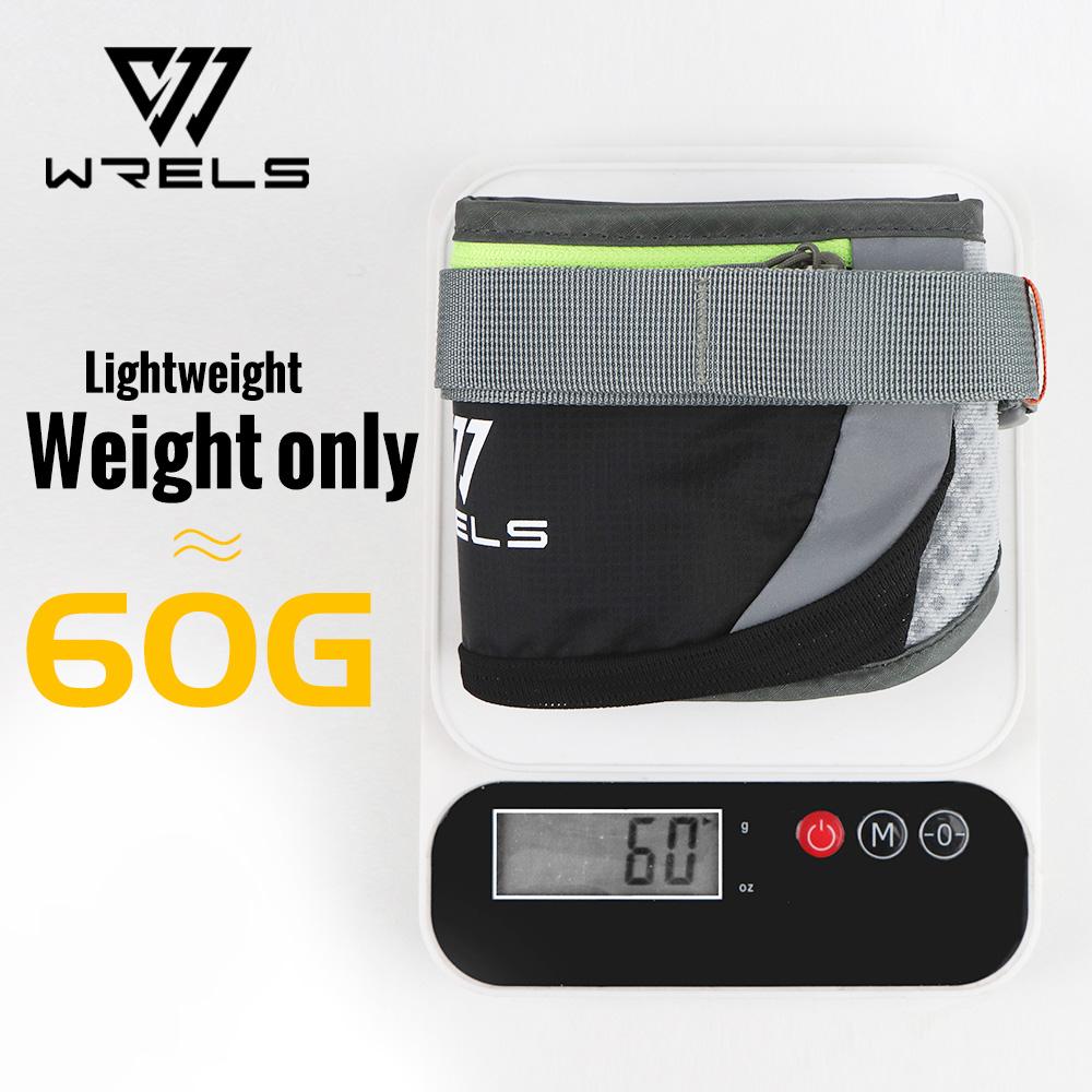 WRELS Lightweight Adjustable Large-capacity Invisible Running Waist Bag,Breathable Mesh Design, Zipper Closure,Ideal for Outdoor Hiking
