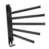 Swivel Towel Racks Stainless Steel Punch Free Wall Mount 5 Arms Rotation Towel Hanger Holder for