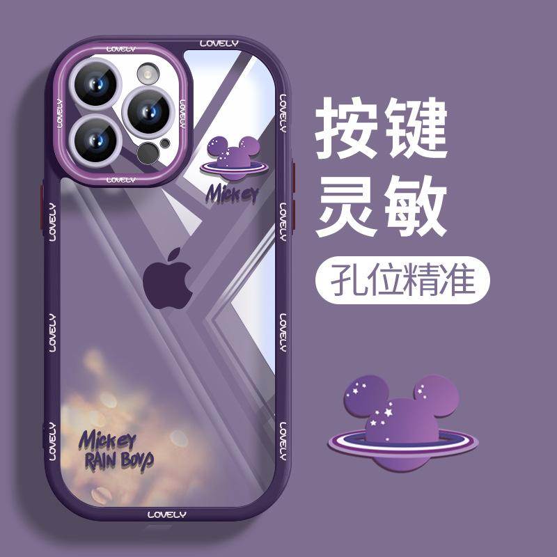Mickey Planet for Apple 11 mobile phone case iphone11promax transparent 11 cute cartoon 11 acrylic