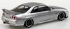 Aoshima Bunka Kyozai Série The Snap Kit Nissan R33 Skyline Vlastní kola Plastikový model Co., Ltd. (AOSHIMA) 1/32 GT-R (Sonic Silver) Předbarvený