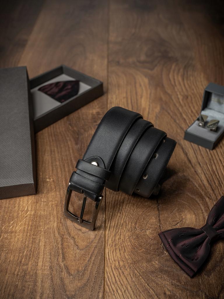 Men'S Leather Belt, Natural Leather, Exclusive