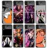 Bleach Kyoraku Shunsui Black Phone Case For Samsung ZFlip7 ZFlip6 ZFlip5 ZFlip4 ZFlip3 5G Hard Protective Galaxy Z Flip 3 4 5 6