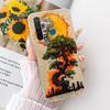 For Realme 5 5i 5S Realme5 Pro Luxury Bow Flowers Painted Cover Soft Silicone Phone Case For Realme 5 Pro 5i 5S Back Cover Coque