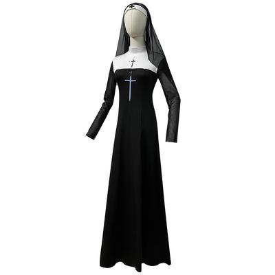 Halloweensky kostým pre dospelých Sexy kostým mníšky Kostým na Mardi Gras Cosplay