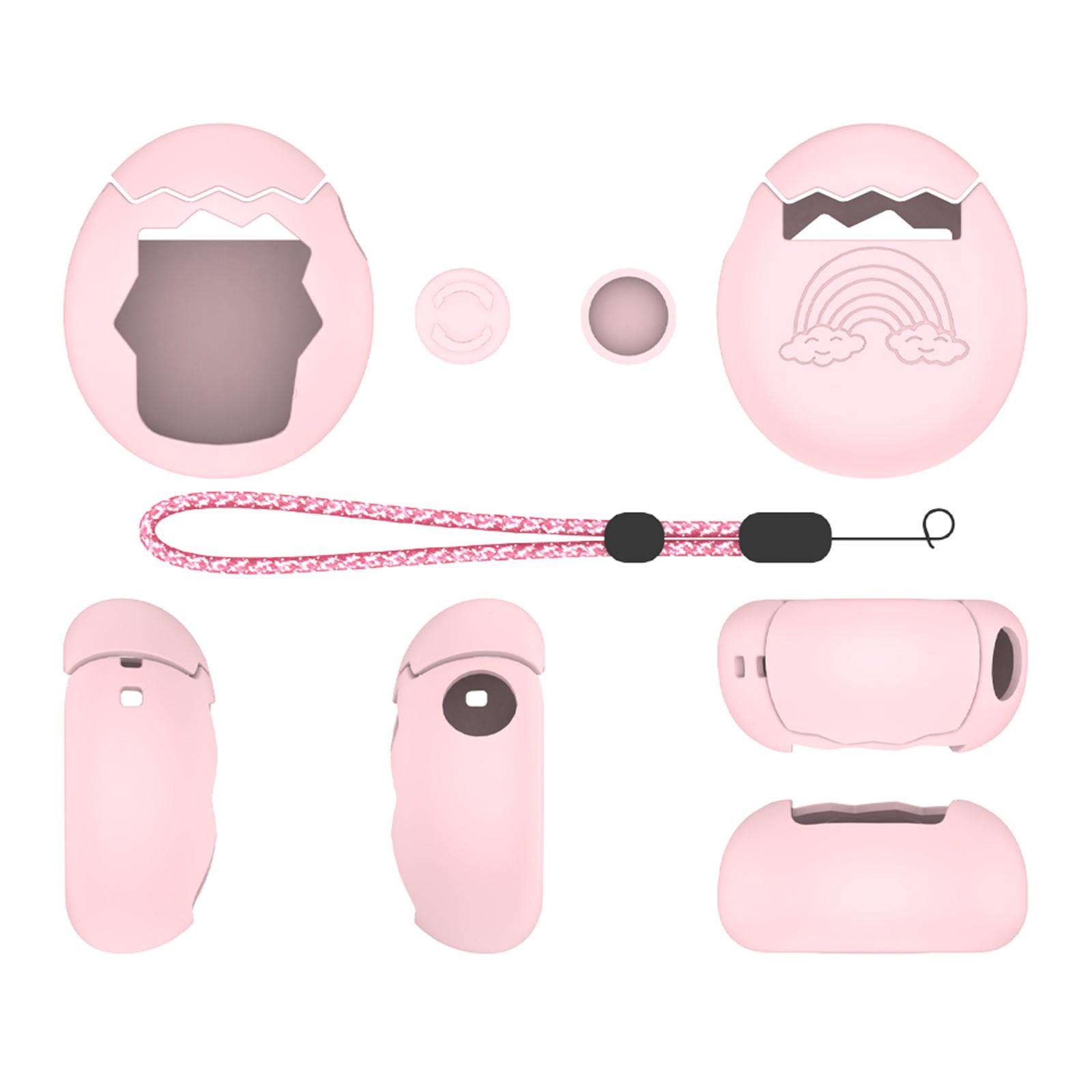 

Soft Silicone Case with Thumb Grips & Lanyard Game Console Protective Cover Silicone Full Cover Case for Tamagotchi Paradise