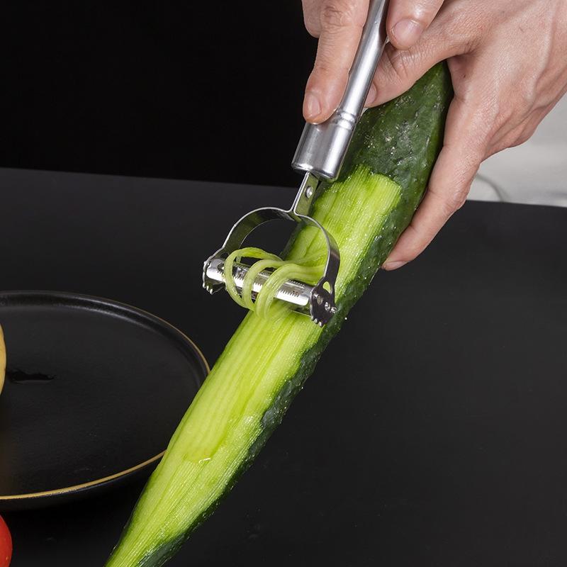 1 Pack Of Stainless Steel Peeler Kitchen Multifunctional Vegetable Cutter Fruit And Vegetable Tools Potato Carrot Melon Grater