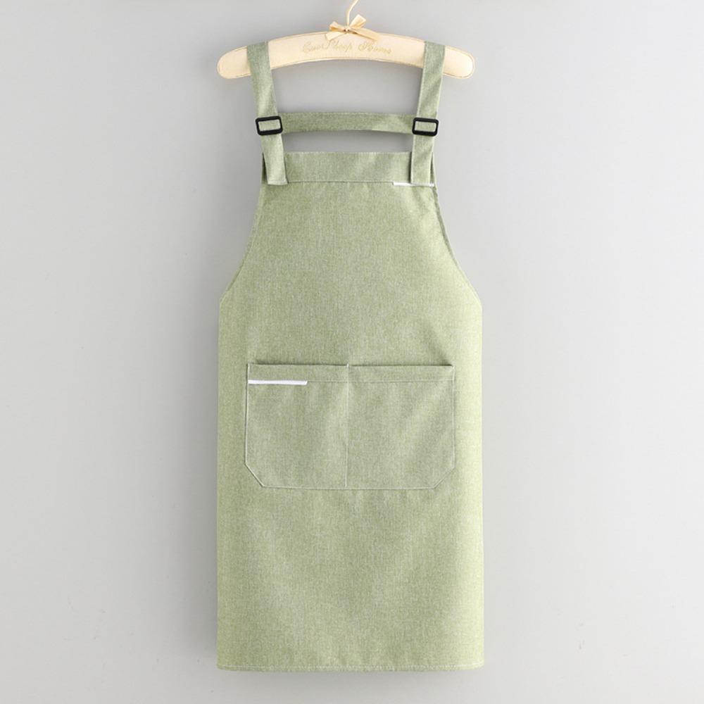 Waterproof Oil Proof Apron Sleeveless Work Clothes Simple Cooking Apron For Women Men