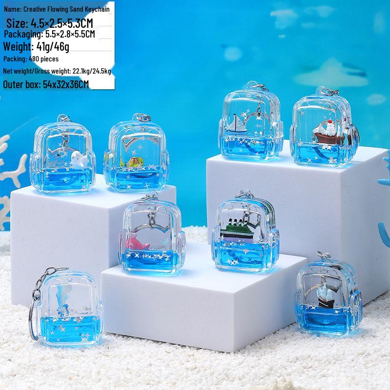 Panda Glitter Liquid Motion Hourglass - Decompression Toy & Acrylic Decoration Gift