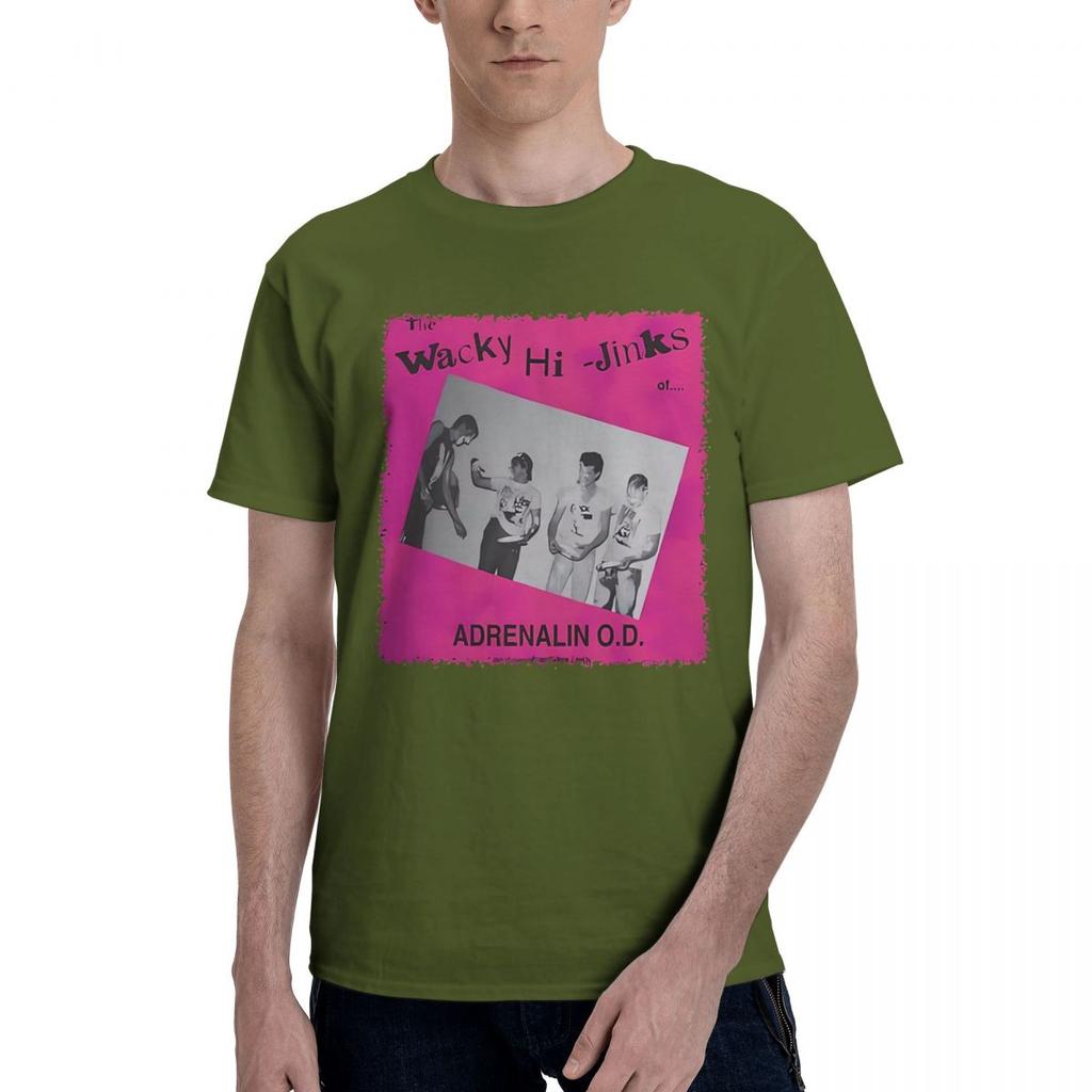 The Wacky HiJinks Of Adrenalin OD 1 100 Cotton Casual Breathable Confortable Cute Funny Ugus TShirts Men TShirt