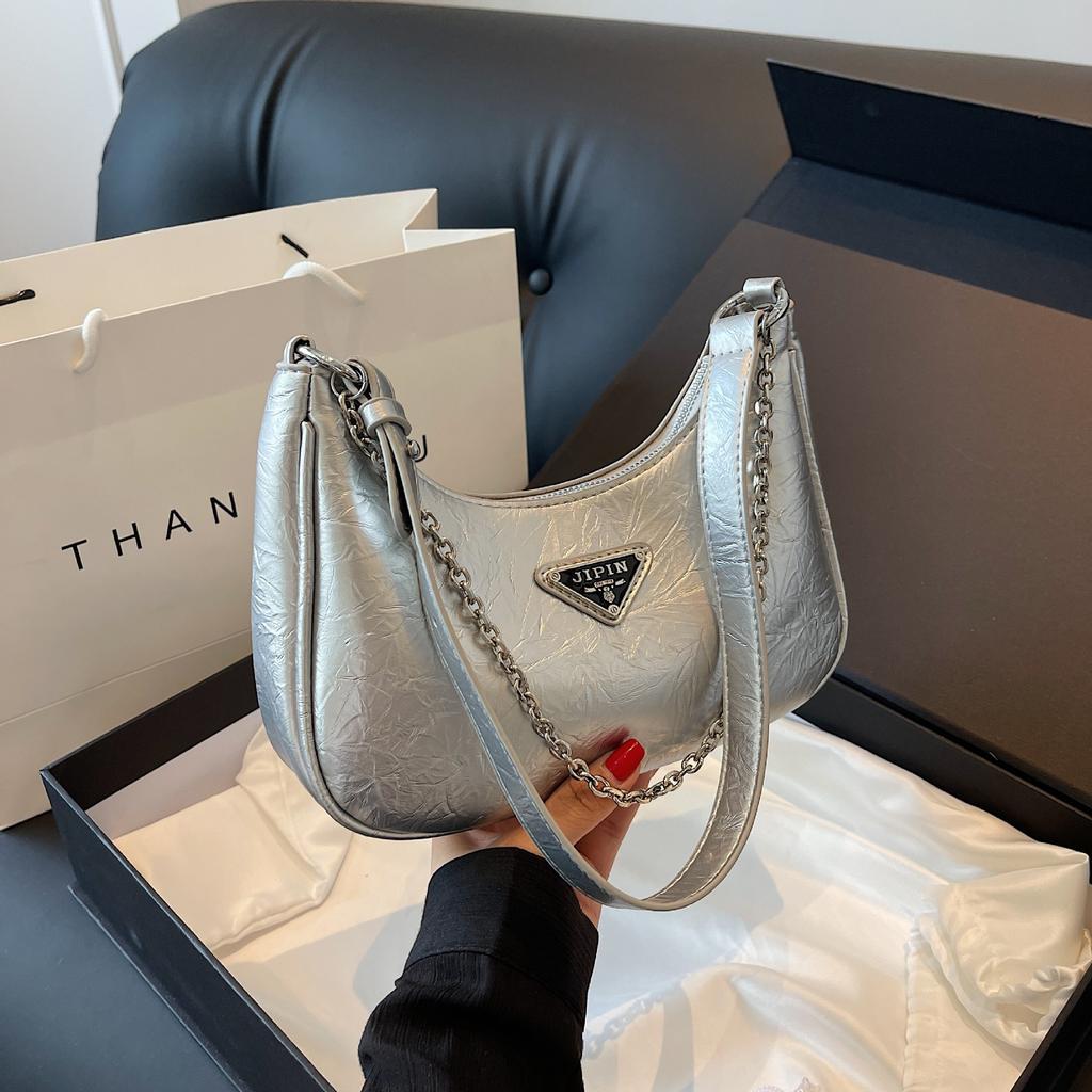 New High-end Niche Design Bag Women's Popular Versatile Oblique Span Bag Shoulder Armpit Bag