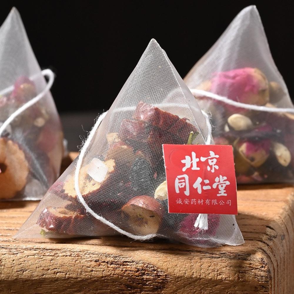 Beijing TongRenTang Rose Roselle Tea Chá Vermelho Tâmara Amora Jasmim Chá da Saúde