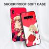 Black tpu Case For Samsung galaxy A6 A8 A9 2018 plus rika wonder egg kawai