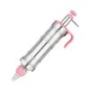 Stainless Steel Icing Gun Seamless Piping Nozzle Set Cake Cream Decorating Tool Baking DIY Kit