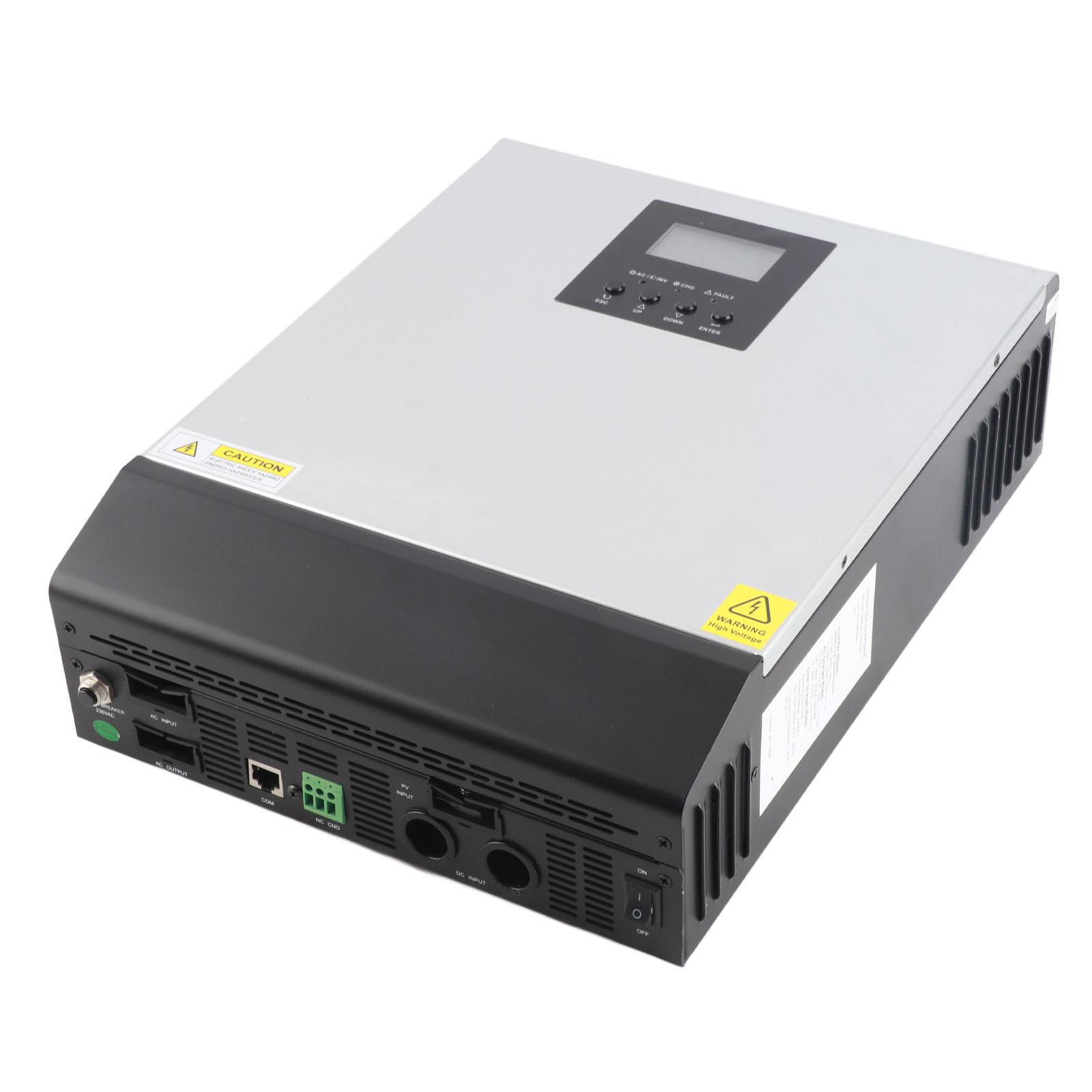 

Солнечный инвертор-зарядное устройство PV 3 кВА 2400 Вт ШИМ Высокочастотный контроллер солнечного инвертора для дома на колесах Бытовой 230 В переменного тока 24 В постоянного тока 50 А