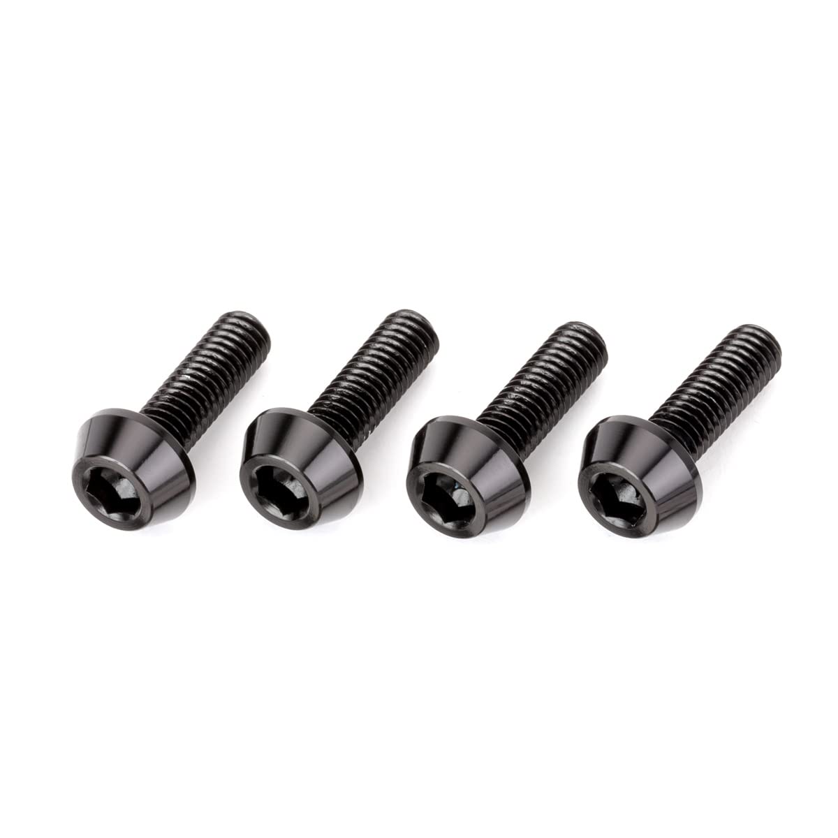 DR Sea (DRC) M6 Aluminum Taper Bolts, Black, 4 Pack, 0.8 inches (20 mm) D58-52-520 M6 чёрный