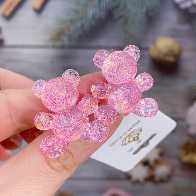 Kinder Pailletten Floral Elastische Haarbänder Gummiband Haargummi Prinzessin Kawaii Haarseil Kopfbedeckung Mädchen Kinder Haarschmuck