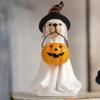 Halloween Figurines Ghost Decor Spooky Resin Statue Cat Dog Gnomes Decorations For Home Outdoor Yard For Indoor Porch Decor