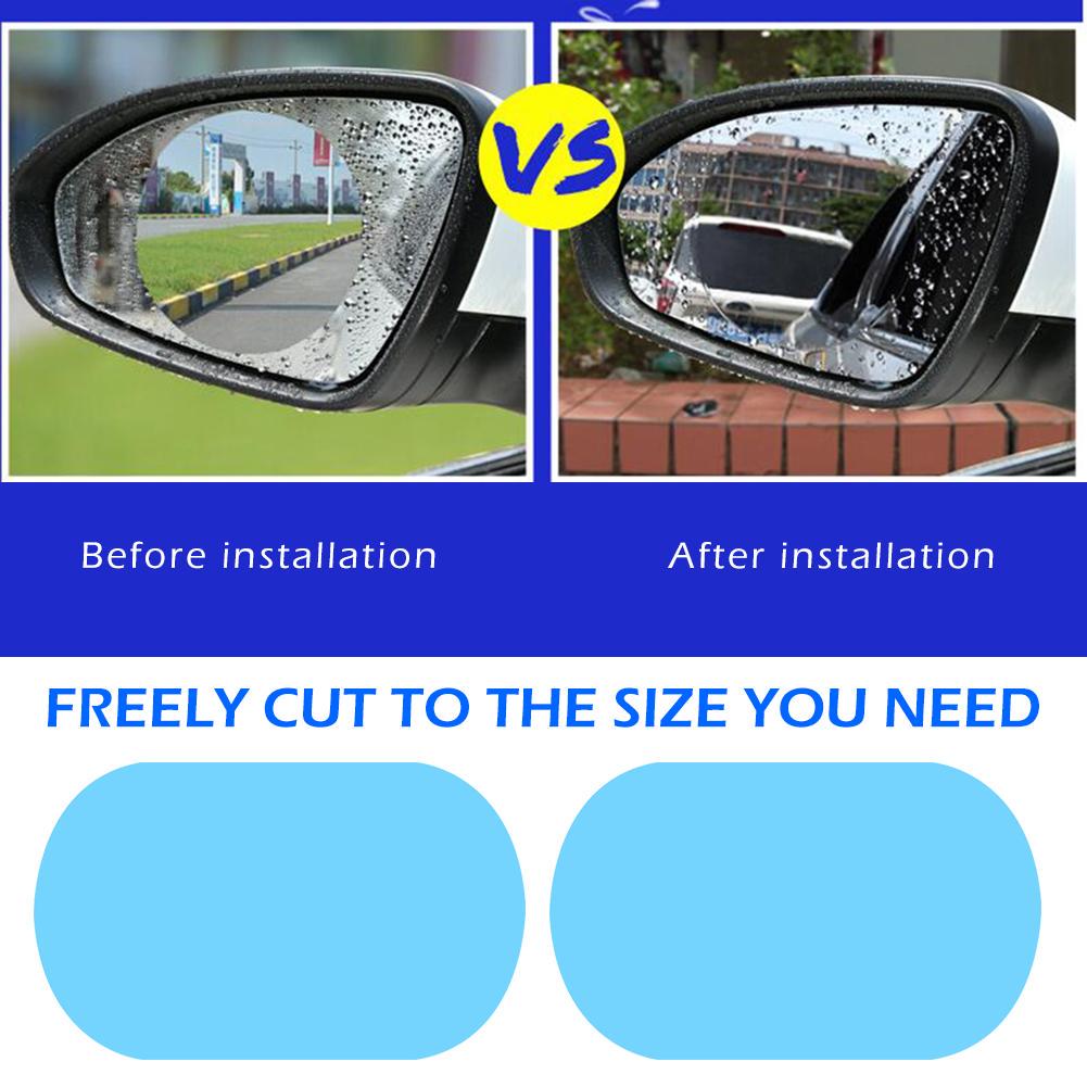 Buy 2x Car Side Mirror Anti Fog Films Anti Glare Waterproof Stickers