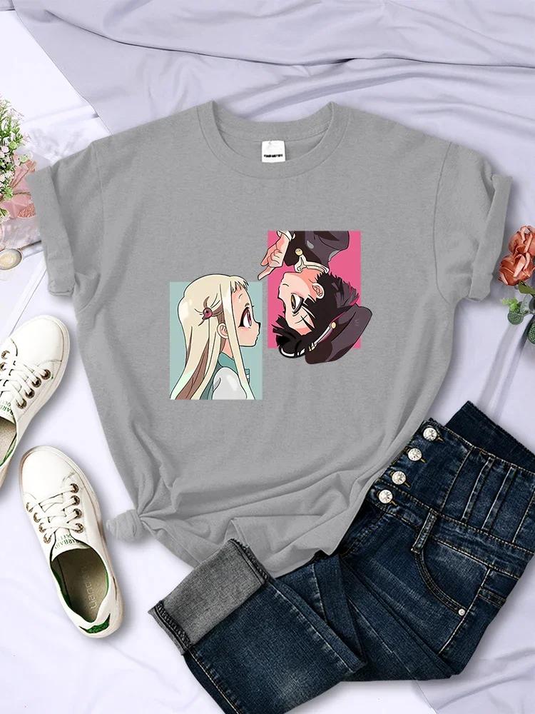 Jibaku Shounen Hanako Kun Women Tshirts Fashion Personality Street Short Sleeve O-Neck Casual Tee Tops Fashion Female Clothing