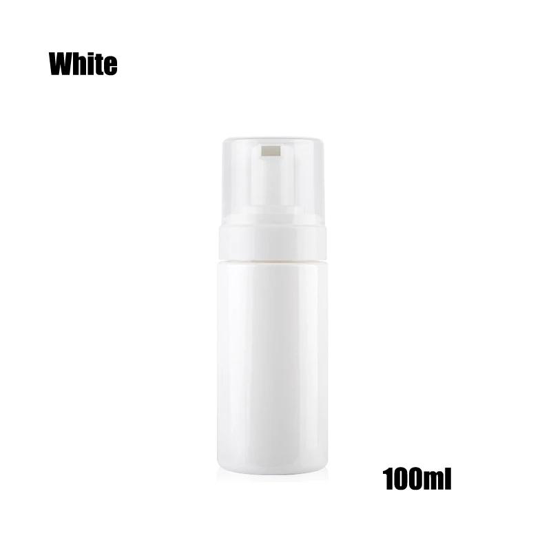 12pcs 30/50/60/100/150/200ml Plastic Transparen Foam Pump Bottle Empty Cosmetic White Soap Dispenser Foaming Bottle with Pump