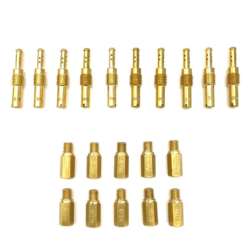 QUORA 20PACK Carburetor Main With Set Slow/Pilot Jet Kit For PWK Keihin OKO CVK 150cc 125cc GY6 QUORA 20PACK Carburetor Main With Set Slow/Pilot Jet Kit For PWK Keihin OKO CVK 150cc 125cc GY6