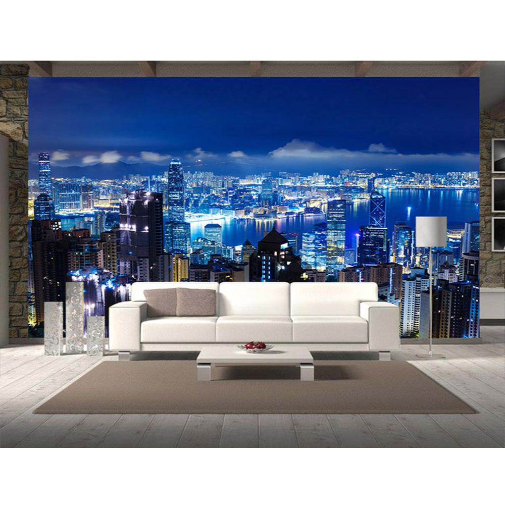 3d Wall Mural Modern City Night Views Wallpapers For Bedroom Living Room Sofa Backdrop Wall Paper