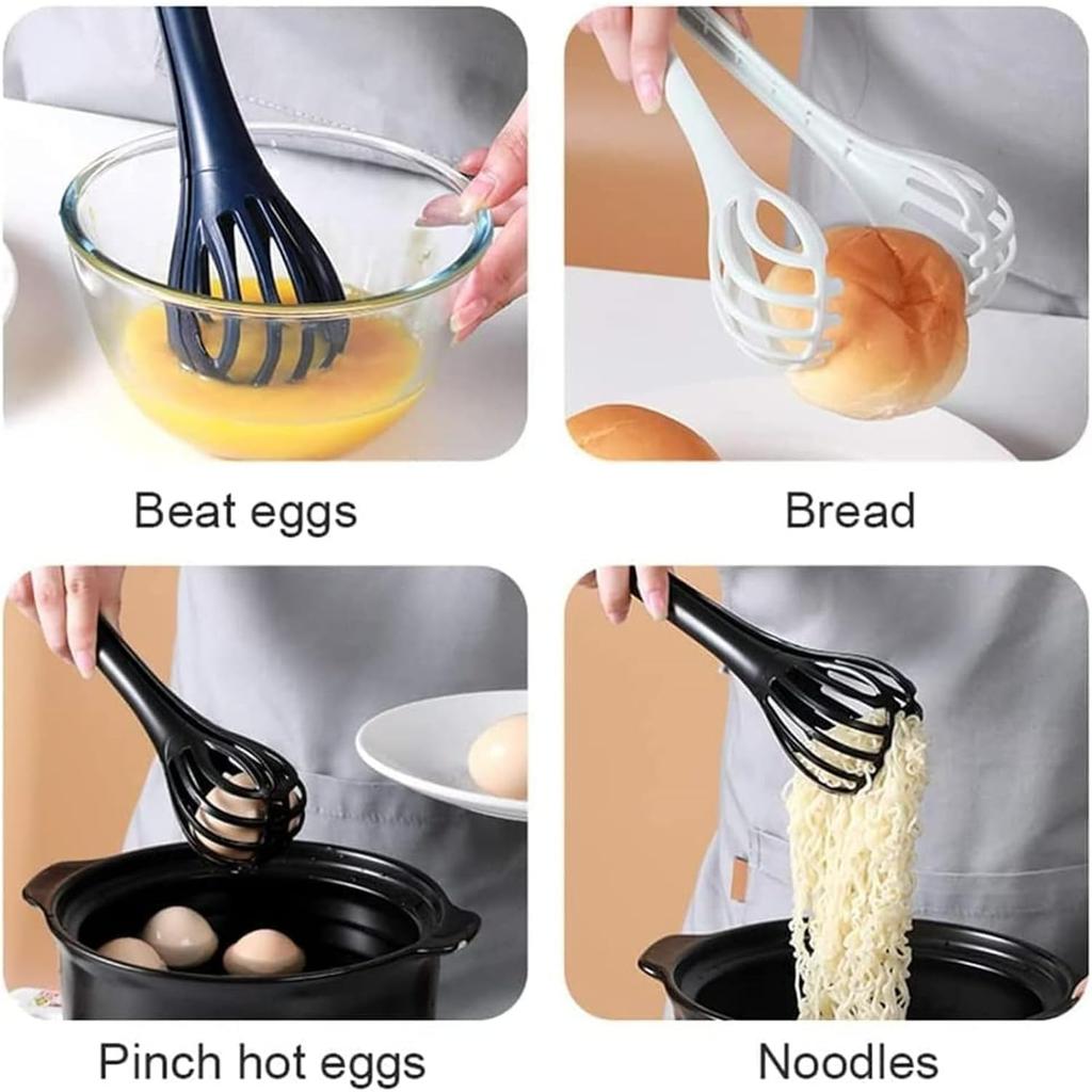 Multifunctional Egg Beater, 2 in 1 Food Clip & Egg Whisk, Multifunctional Kitchen Tool, Egg Beater, Whisker Tool, Egg Tool, Kitchen Whisk, For Cooking