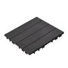 Interlocking Deck Tiles 54 Pack 12"x12" Plastic for Porch Dark Grey