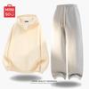 MINISO Men's Half-Zip Hoodie & Straight-Leg Pants Set