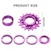 18T Single Speed Aluminum Alloy Cog Bike Freewheels High Strength 18T Single Speed Cog Bicycles Sprocket  Freewheels