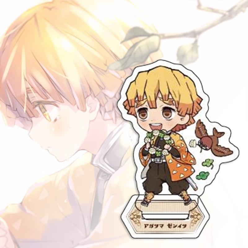 Anime Demon Slayer Cartoon Character Transparent Acrylic Stand Doll Model Toy Desktop Decoration Gift