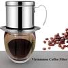 Steel Filter Vietnamese Coffee pot With Handle Coffee Drip Filter  Coffee Making