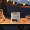 Classic Oil Burner Ceramic Tealight Fragrance Diffuser Candle Holder for Home Romantic Bedroom Housewarming Gift