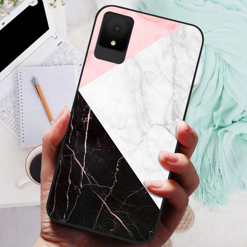 for TCL 502 Case Soft TPU Silicone Phone Covers for TCL 501 503 Case Bumper TCL502 Shockproof Coque Cover Luxury Cute Cartoon