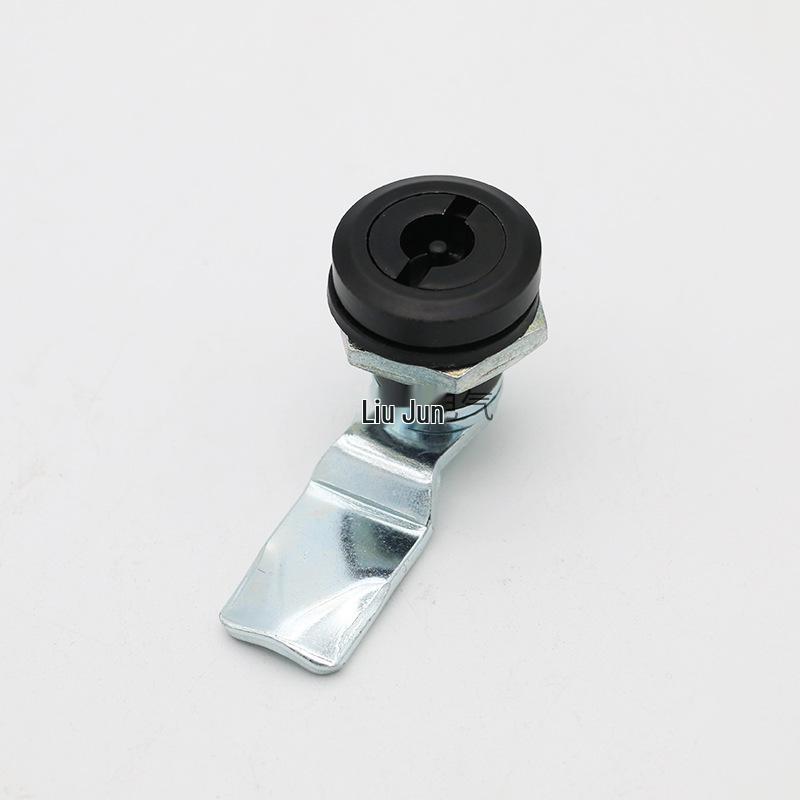 Black Zinc Alloy Rotary Cam Lock with Key for Cabinet Doors